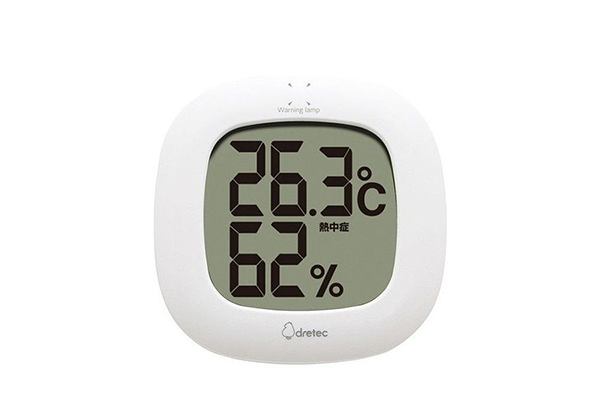 【温度計】デジタル温湿度計 ルミール ホワイト